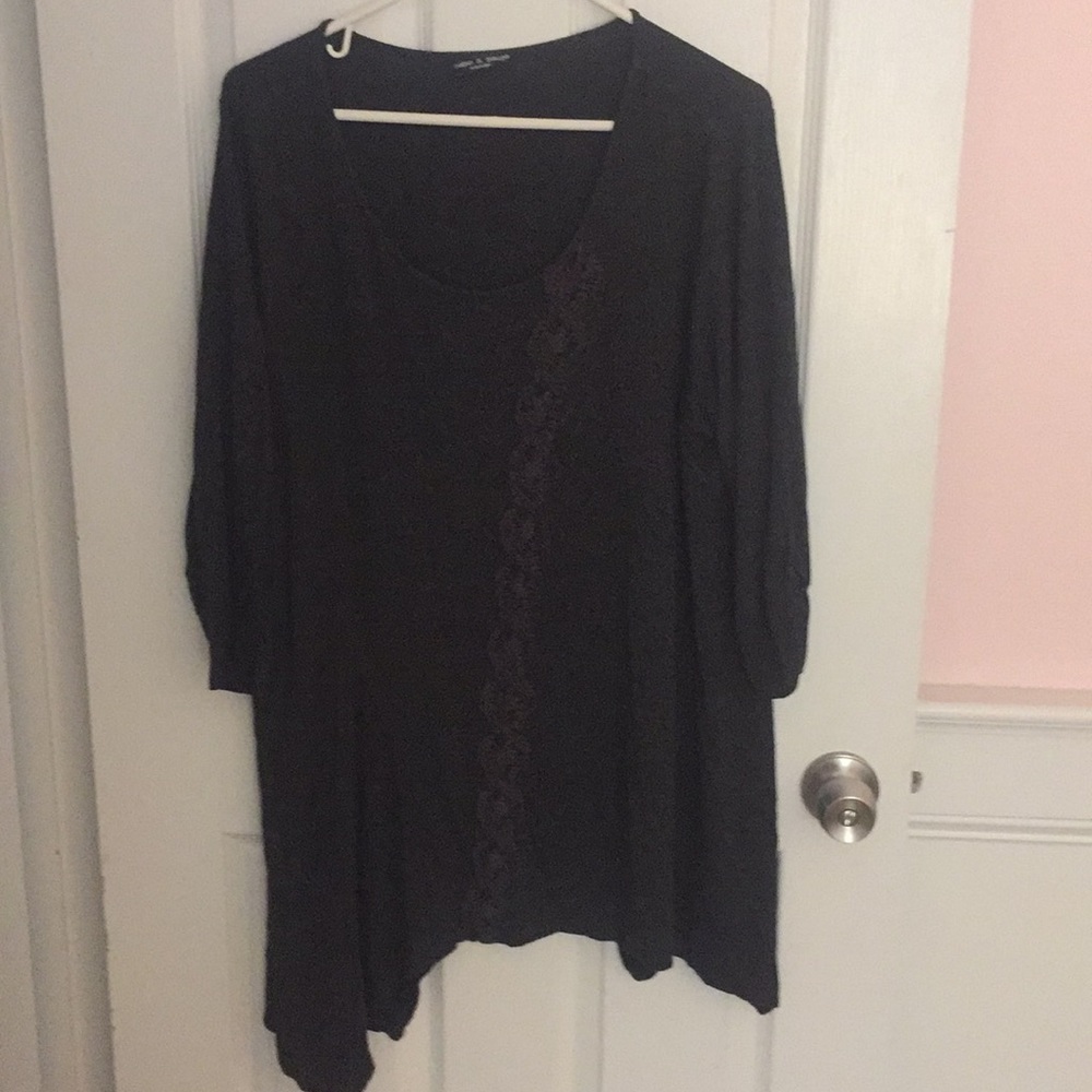 Women’s Plus Top - Dark Grey